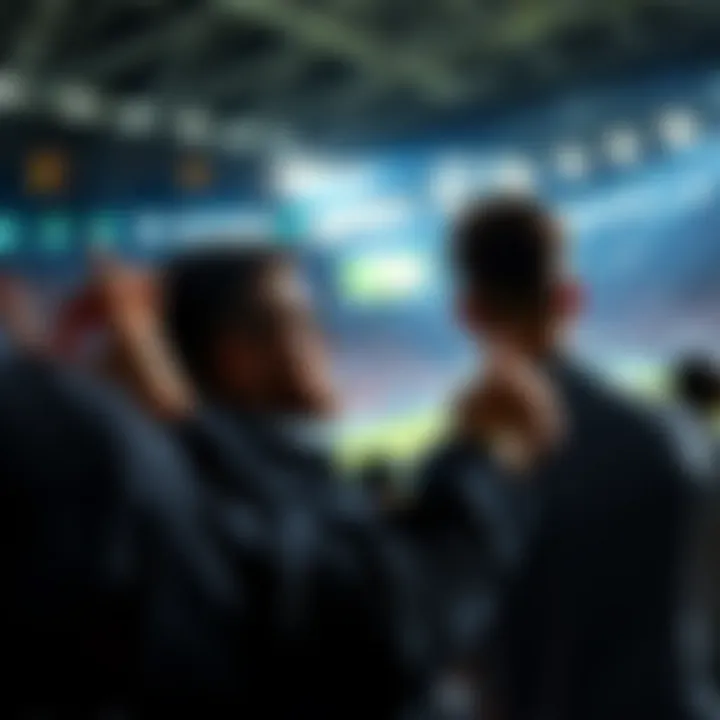 Live Sports Engagement An immersive experience of a live sports event with fans engaged