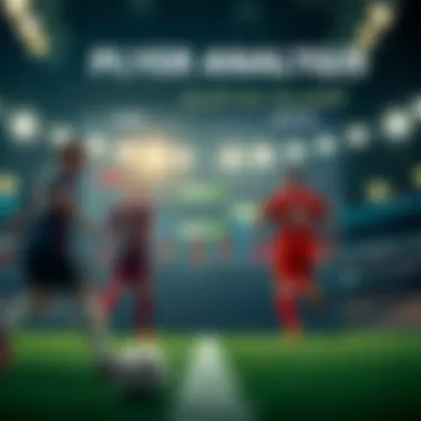 Game Strategies and Player Analytics An analytical graphic showcasing player statistics and strategies