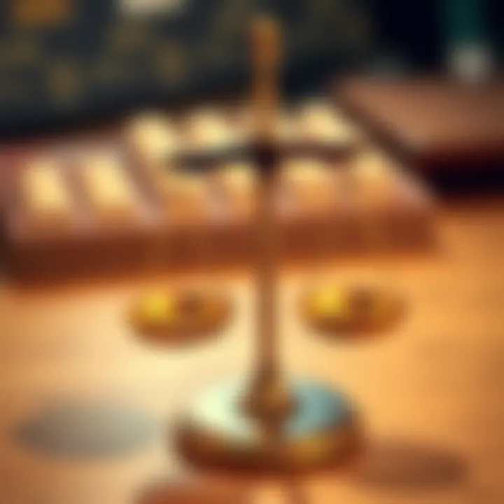 Legal scales symbolizing the legal issues surrounding lottery sites