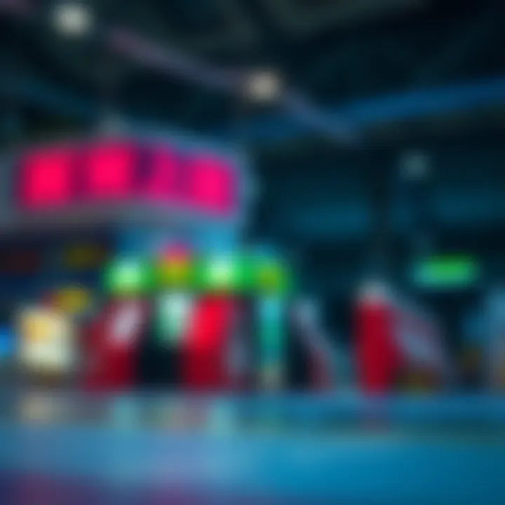 Visual representation of blockchain technology in lottery systems