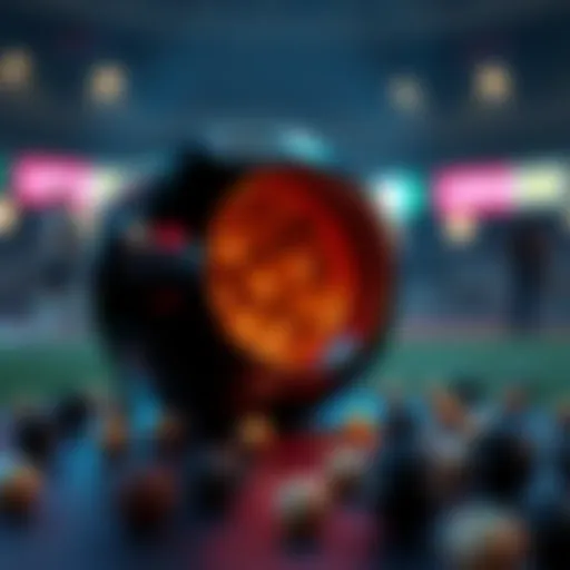 Innovative Nano Lottery Technology Conceptual representation of nano lottery technology