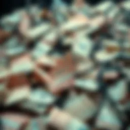 An intricate web of lottery tickets and betting slips