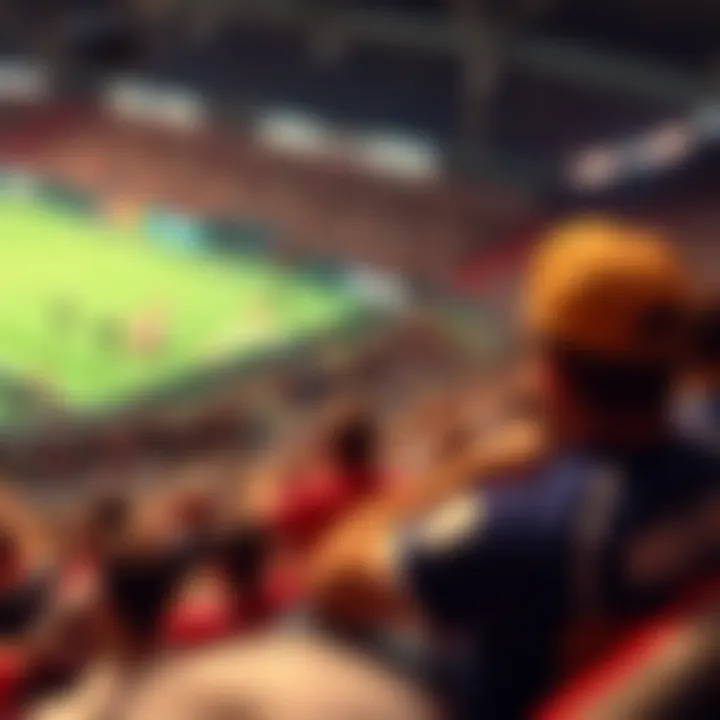 The Thrill of Sports Betting A captivating view of a sports event with betting implications