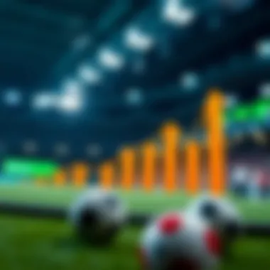 Graph showing trends in lottery and sports betting