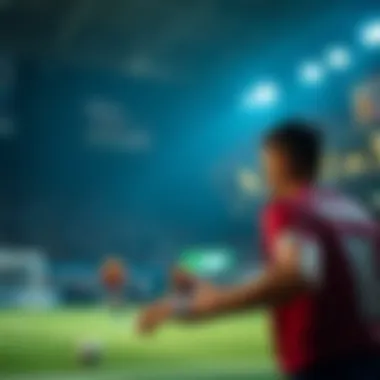 Visual representation of risk management in betting